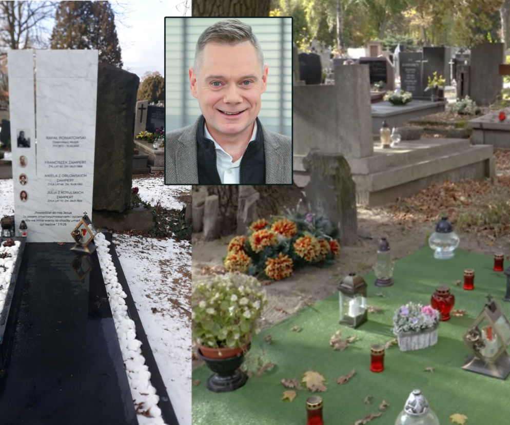 Grób Rafała Poniatowskiego, dziennikarza TVN24