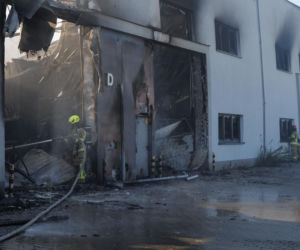 Pożar przy ul. Kasprowicza w Lublinie