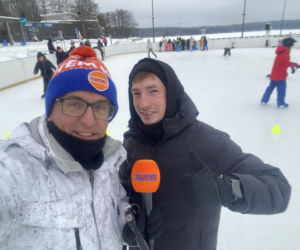 Lodowisko w Centrum Rekreacyjno-Sportowym Ukiel