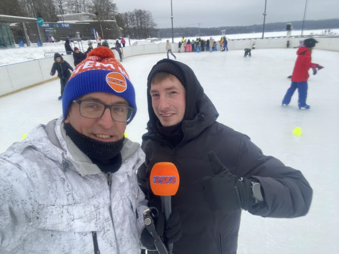 Lodowisko w Centrum Rekreacyjno-Sportowym Ukiel