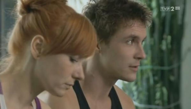 M jak miłość odc. 1016. Marcin (Mikołaj Roznerski), Agnieszka (Magdalena Walach)