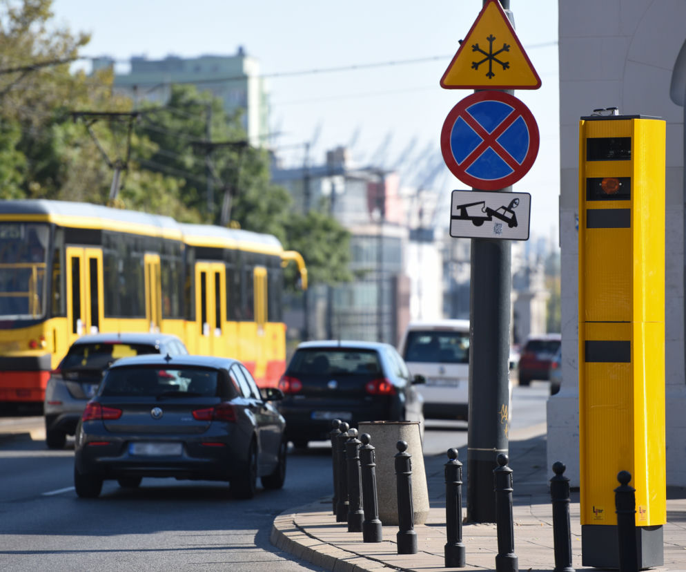 Fotoradary na moście Poniatowskiego