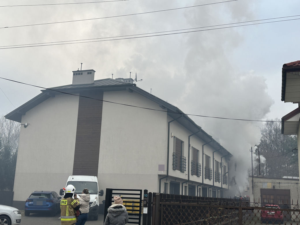 Potworny pożar w Markach. Strażacy znaleźli zwęglone zwłoki
