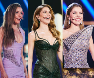 Victoria Swarovski skradła show na Eurowizji w Wiedniu. Trzy wyjątkowe kreacje 
