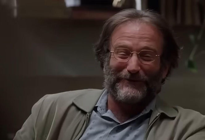 Robin Williams zaimprowizował całą scenę. Śmiech Matta Damona nie był udawany