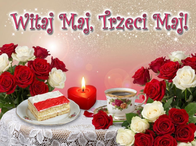 kartka na dzień dobry 3 maja