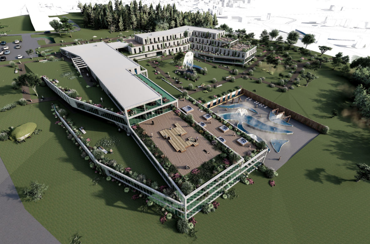 Studentka Politechniki Rzeszowskiej stworzyła projekt sanatorium w Birczy. Robi wrażenie!