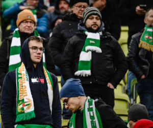 Lechia Gdańsk - Piast Gliwice: Zdjęcia kibiców z meczu 29. kolejki PKO BP Ekstraklasy