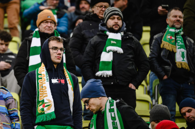 Lechia Gdańsk - Piast Gliwice: Zdjęcia kibiców z meczu 29. kolejki PKO BP Ekstraklasy