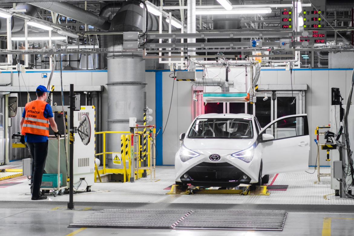 Fabryka w Kolinie - produkcja Toyoty Aygo