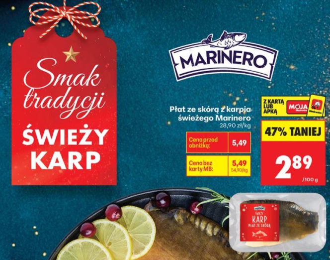 promocja na karpia w Biedronce 2025