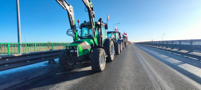 Rolnicy protestują w całej Polsce. Duże utrudnienia także w Łódzkiem