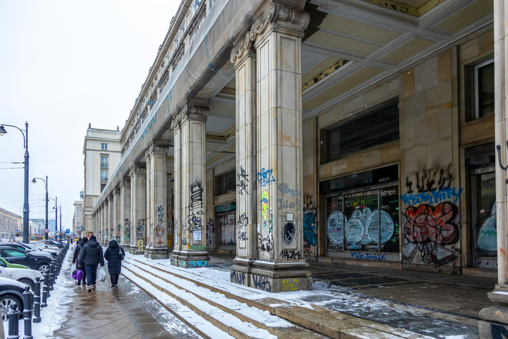 Graffiti w centrum Warszawy w 2026 r.