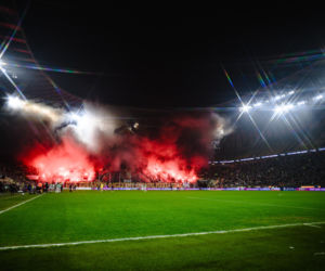 Lechia Gdańsk - Górnik Zabrze, zdjęcia kibiców i zawodników z meczu 18, kolejki PKO BP Ekstraklasy