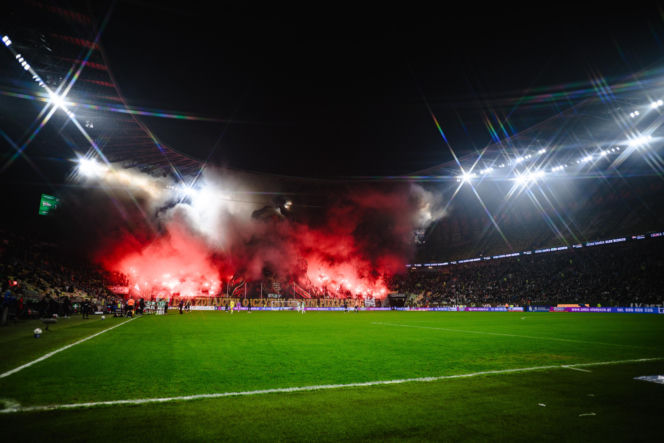 Lechia Gdańsk - Górnik Zabrze, zdjęcia kibiców i zawodników z meczu 18, kolejki PKO BP Ekstraklasy