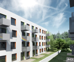 Projekt budynku na wrocławskich Krzykach
