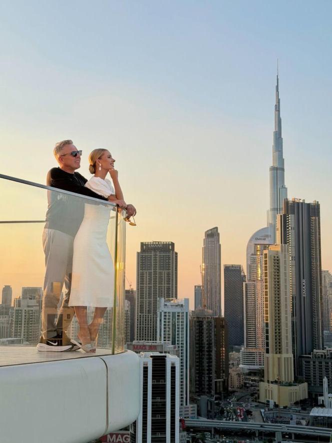 Izabela Janachowska z mężem