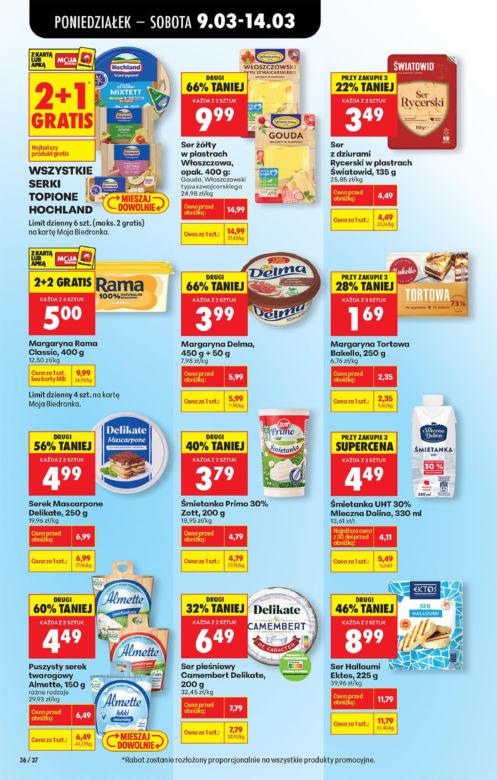 Biedronka - gazetka promocyjna 9.03.2026