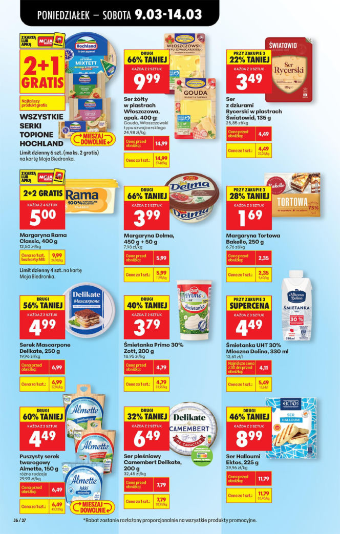Biedronka - gazetka promocyjna 9.03.2026