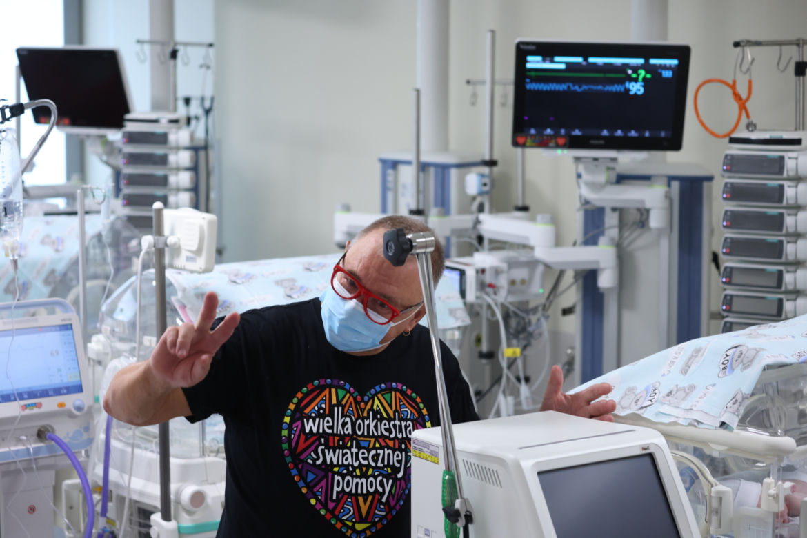 Uroczystość nadania im. WOŚP Oddziałowi Neonatologii Szpitala Południowego