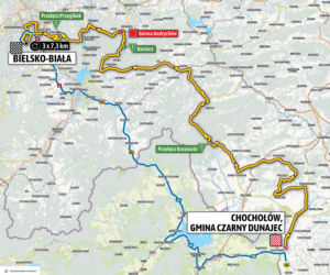 Trasa 5. etapu Tour de Pologne 2021