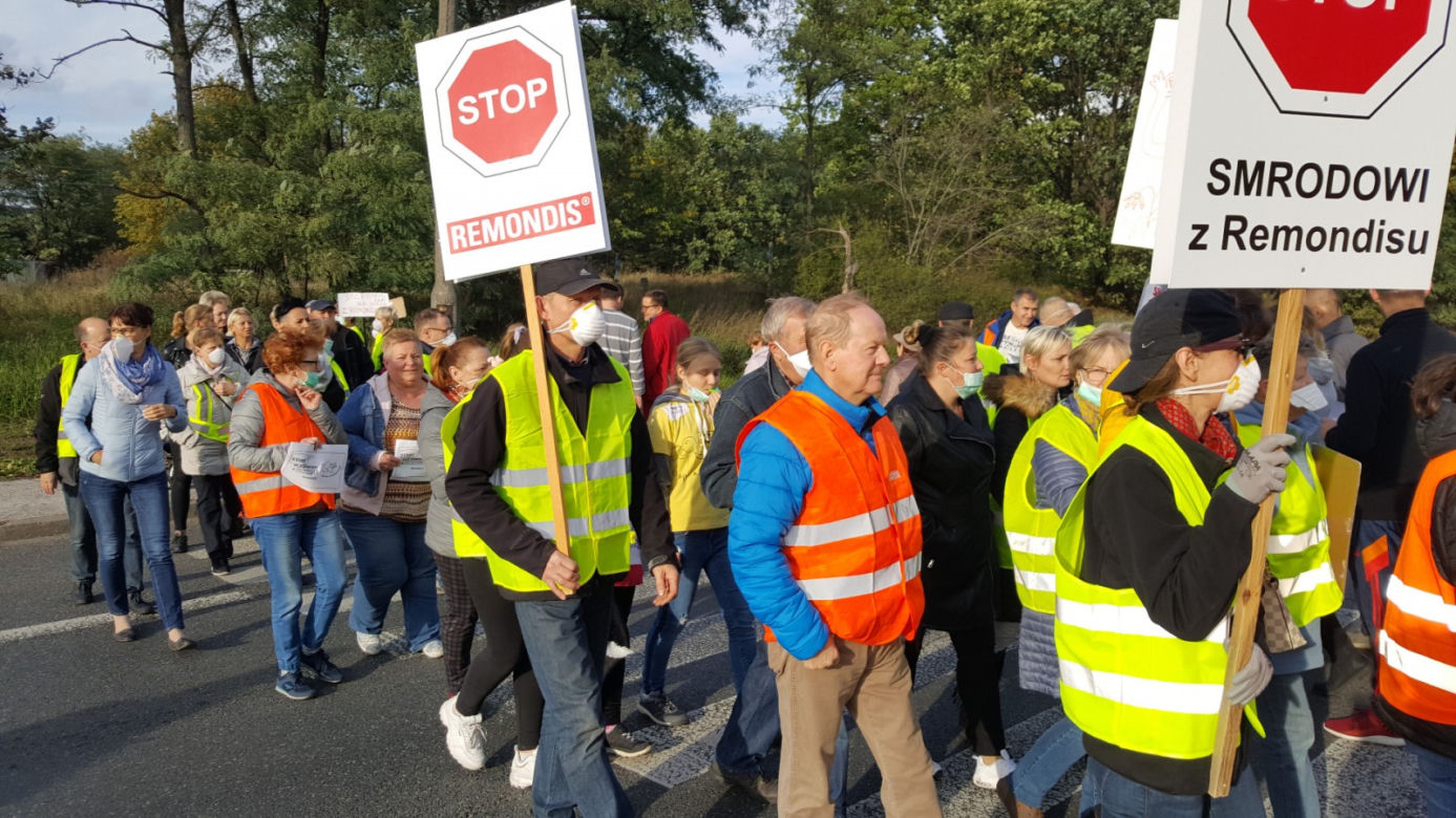 Mieszkańcy Siernieczka zablokowali ul. Fordońską