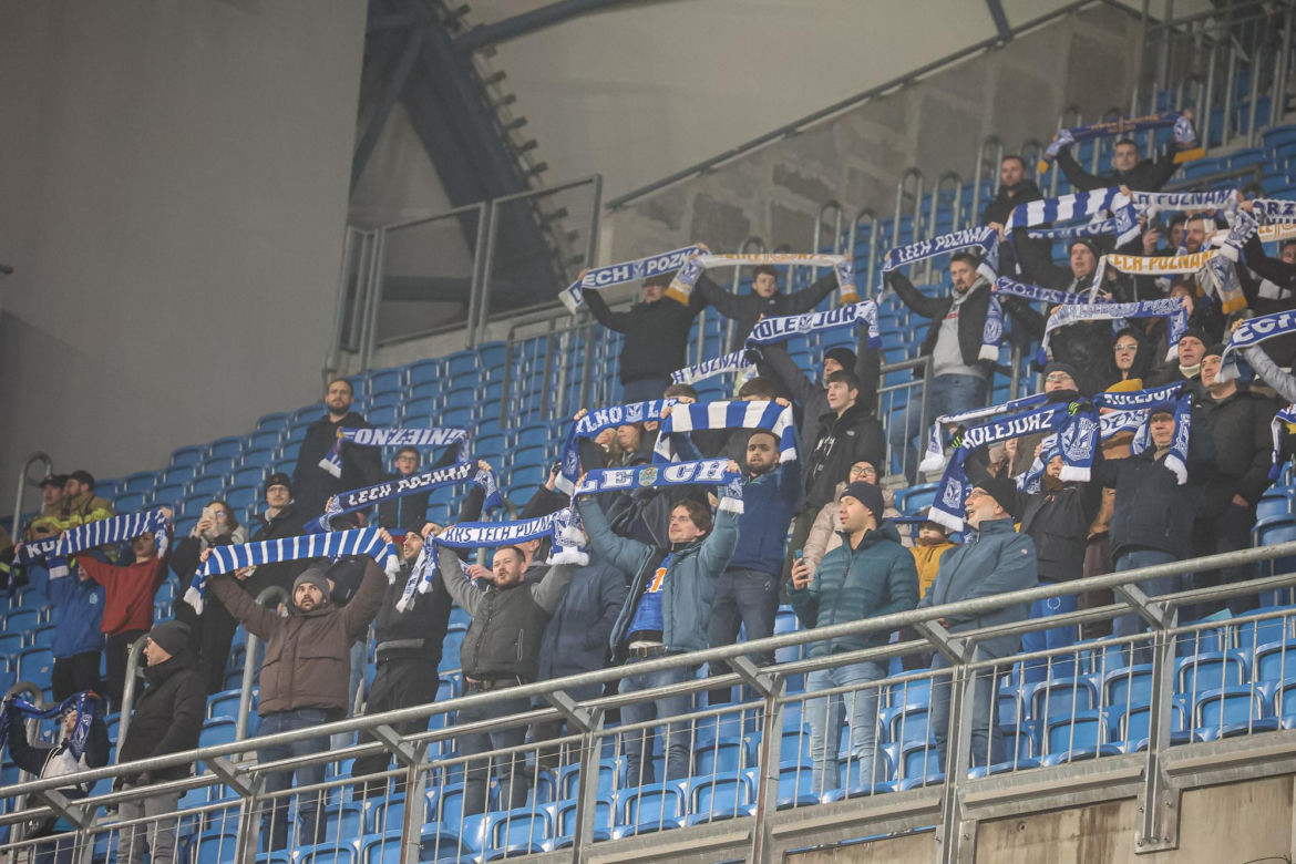 Lech Poznań - Zagłębie Lubin. Tak bawili się kibice na meczu PKO BP Ekstraklasy (10.02.2024)