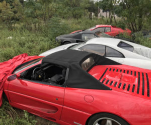 11 klasycznych Ferrari porzuconych w polu
