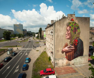 Mural przy Politechniki 16
