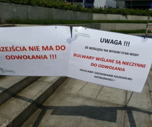 Fala wezbraniowa dotarła do Warszawy