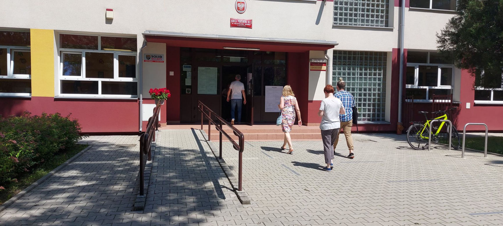 Tak głosowano w jednym z lokali wyborczych w Krakowie