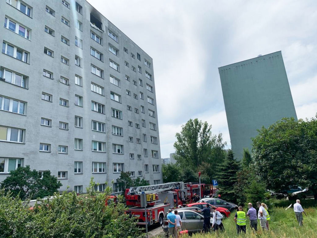 Wybuch w bloku na warszawskim Ursynowie