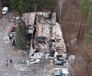 Potężny pożar hali w Warszawie. Wszystko spłonęło, zostały tylko zgliszcza