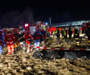 Szczekociny: Katastrofa pociągów
