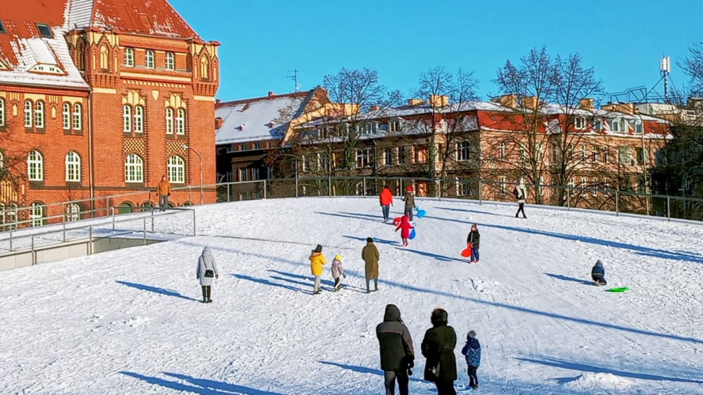 Białe święta w Szczecinie