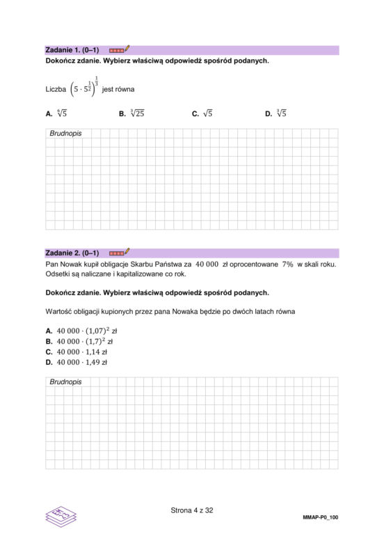 Matura próbna CKE: matematyka