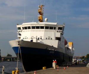 Wycieczkowiec m/v Gann w Szczecinie