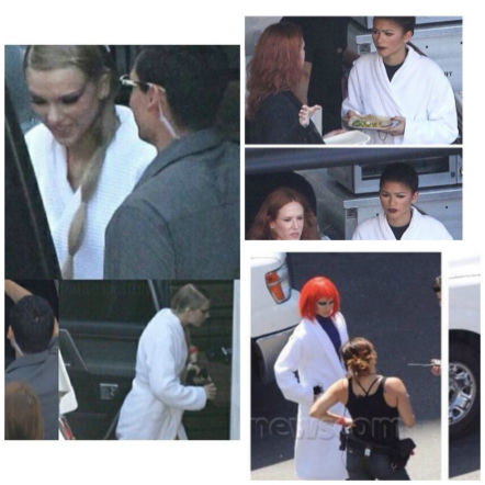 Taylor Swift, Hayley Williams i Zendaya na planie teledysku Bad Blood