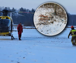 Kulig zamienił się w koszmar! Matka i córka w szpitalu po zderzeniu z traktorem