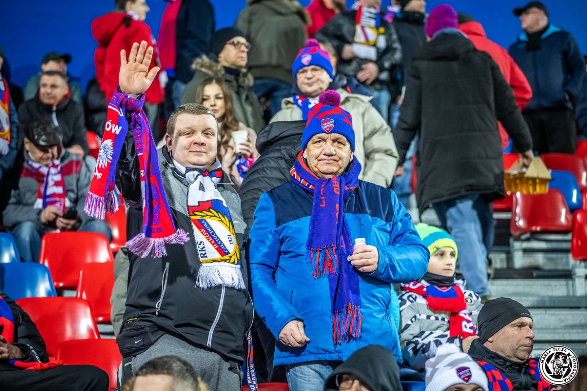 Raków Częstochowa - Śląsk Wrocław: Liderzy nie zawiedli, kibice również ZDJĘCIA