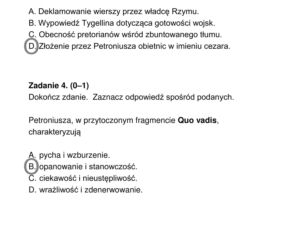 Egzamin ósmoklasisty 2020 - język polski - odpowiedzi