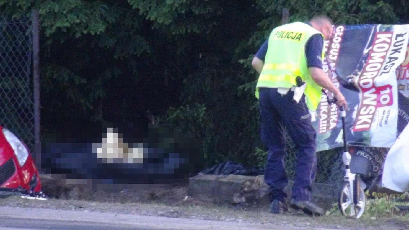 70-latka wypadła z auta, 13-letnie dziecko ranne. Wstrząsająće szczegóły wypadku w Mlęcinie