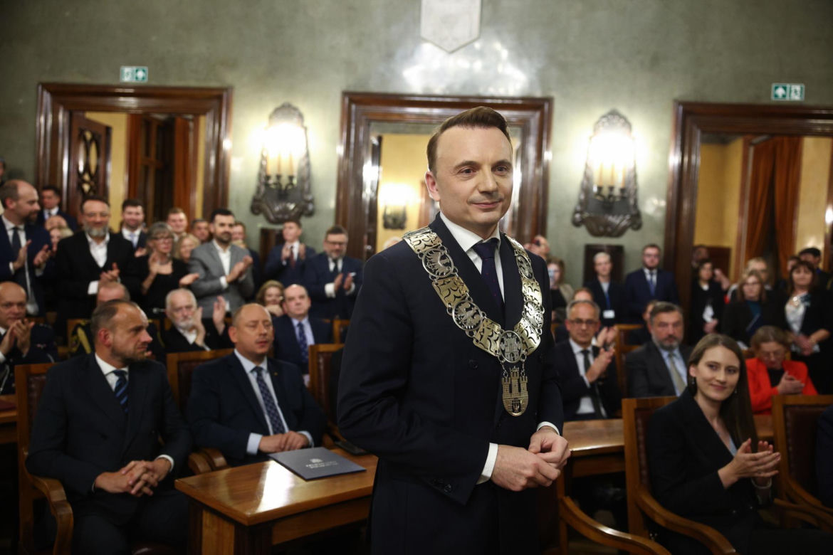 Zaprzysiężenie Gibały. Emocje sięgały zenitu