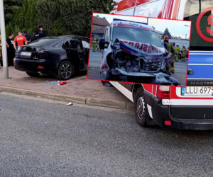 Karetka jechała na czerwonym świetle. Doszło do groźnego zderzenia