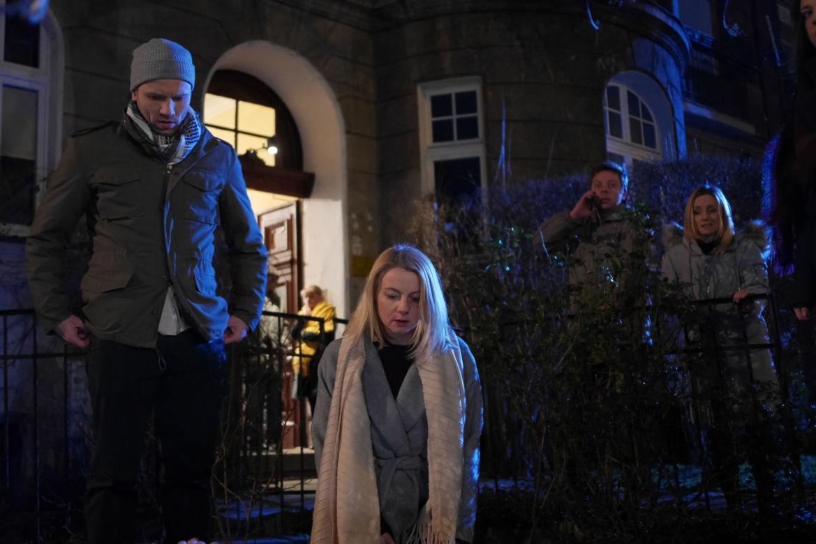 Pierwsza miłość. Janek (Maciej Mikołajczyk), Emilka (Anna Ilczuk)