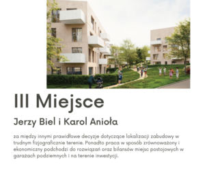 Konkurs na STBS w Szczecinie - wyróżnione prace