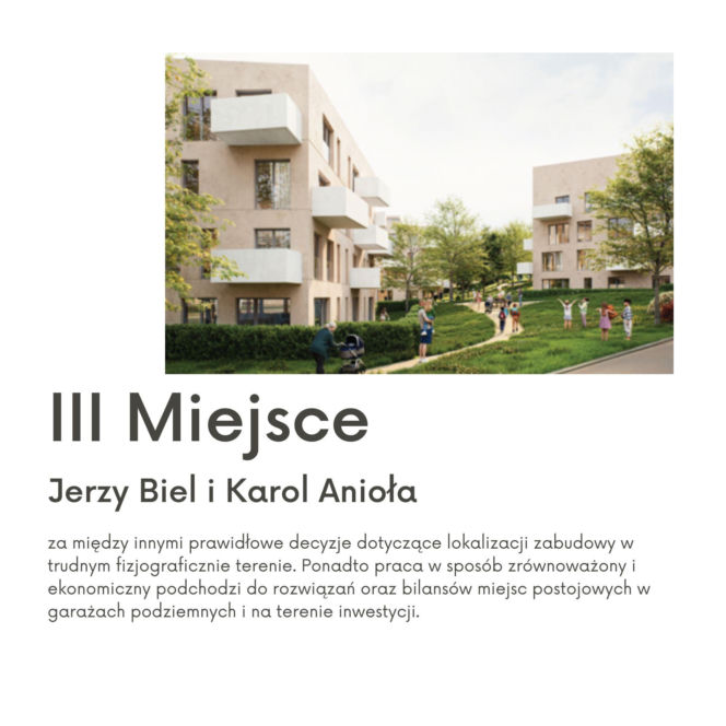Konkurs na STBS w Szczecinie - wyróżnione prace