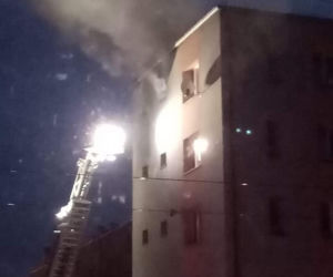 Tragiczny pożar w Katowicach. Strażacy znaleźli zwłoki [ZDJĘCIA]