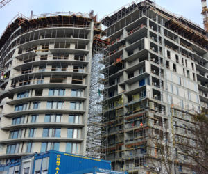 Centaurus. Trwa budowa największego budynku w Olsztynie. Zobacz postępy prac