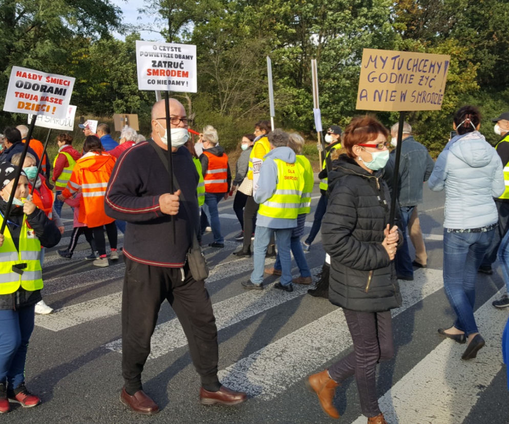 Mieszkańcy Siernieczka zablokowali ul. Fordońską
